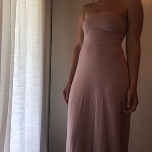 Free People Beach dusty pink maxi dress